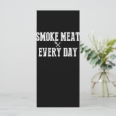 Menu Funny Bbq Smoker Accessoire Pitmaster Papa Grillin (Debout devant)