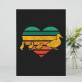 Menu Funny Mama Duck 3 Canettes | Canard Pour Noël  (Debout devant)