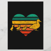 Menu Funny Mama Duck 3 Canettes | Canard Pour Noël  (Devant)