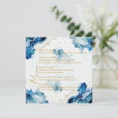 Menu Gala AZURE Marble Dreams (Debout devant)