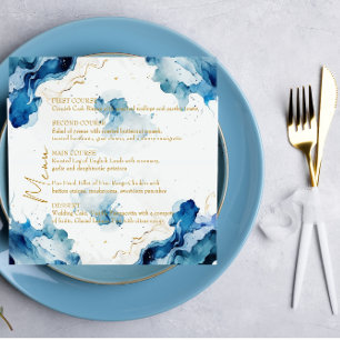 Menu Gala AZURE Marble Dreams