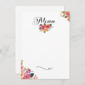 Menu Gala Kaart (Voorkant / Achterkant)