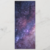 Menu Galaxy Celestiy Stars Night Sky Mariage Food (Dos)