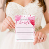 Menu Galentine's My Favortie Memory of Bride Game