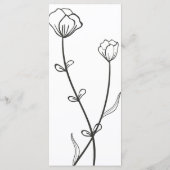 Menu Garden Bee Mariage (Dos)