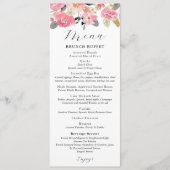 Menu Garden Bridal Tea Party (Devant)