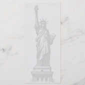 Menu Gâteau de mariage de New York City (Dos)