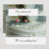Menu Gâteau mariage (Devant / Derrière)