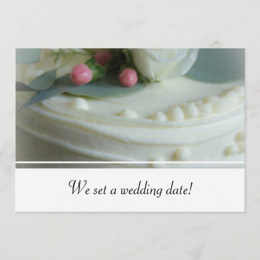 Menu Gâteau mariage (Devant)