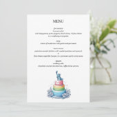 Menu Gâteau Mariage de New York (Debout devant)