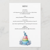 Menu Gâteau Mariage de New York (Devant)