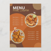Menu Gebakken kip (Voorkant)