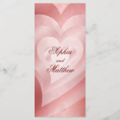 Menu Gelaagde rode harten (Achterkant)