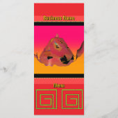 Menu Geo Bamboo Maze Teapot Red Caterer (Dos)