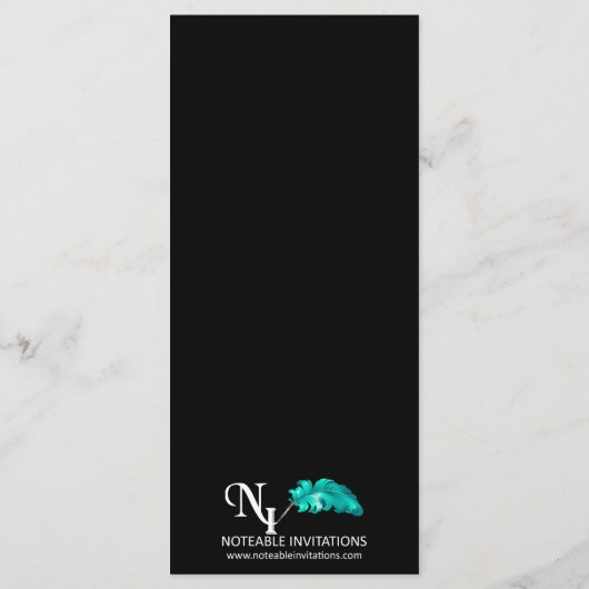 Menu géométrique noir et blanc d'obtention du (Dos)