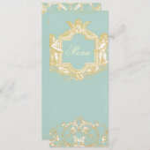 Menu Georgiana (Marie Antoinette Blue) (Devant / Derrière)