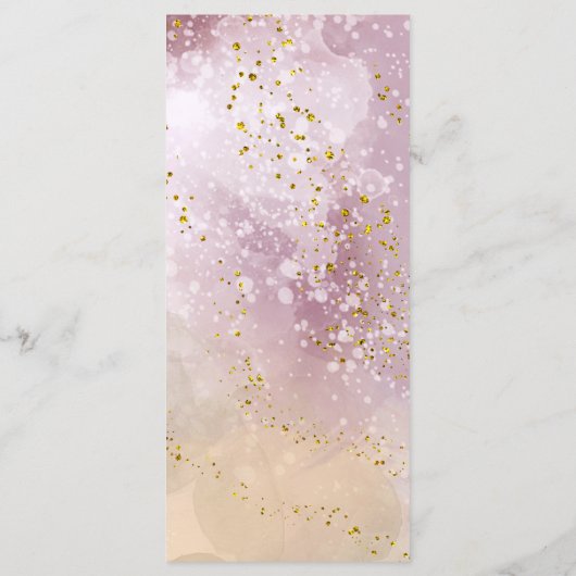 Menu giclée aquarelle (Dos)