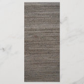 Menu Giraffe Safari d'argile, Mariage rustique (Dos)