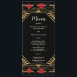 Menu Glam Casino Royale Las Vegas Poker Mariage<br><div class="desc">Unique Casino Royale et Great Gatsby conception de carte à thème. Il est décoré dans un style art déco vintage, dans un cadre hollywoodien des années 1920, jouant à des costumes de cartes sur un arrière - plan motif Art déco noir doré. Utilisez l'outil Personnaliser pour ajouter vos informations. Pour...</div>