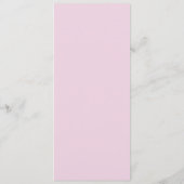 Menu Glycine Rose Classique (Dos)