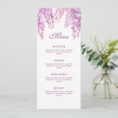 Menu Glycine Rose Classique (Debout devant)