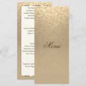 Menu Gold Glitter (Voorkant / Achterkant)