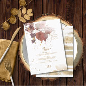Menu Golden Automne Mariage Berries ID655