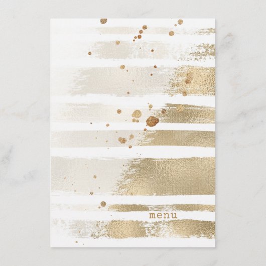 Menu Golden Automne Mariage Berries ID655 (Dos)