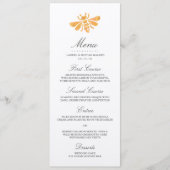 Menu Golden Bee Wedding (Voorkant)