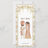 Menu Golden Mandap Border Indian mariage (Dos)