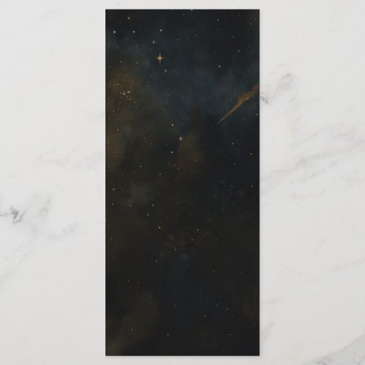 Menu Golden Stardust Eclipse Mariage céleste (Dos)