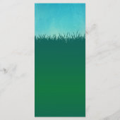 Menu Golf Sports Thème Party Blue Sky & Green Grass (Dos)