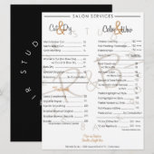 Menu graphique du service R&B Gold (Devant / Derrière)