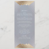 Menu Gray Déco Gatsby Mariage (Devant)