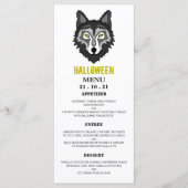 Menu Gray Wolf, Parti d'Halloween (Devant)