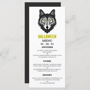 Menu Gray Wolf, Parti d'Halloween