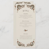 Menu grenade vintage (Devant / Derrière)