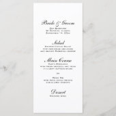 Menu Groene grass Backyard Wedding (Voorkant)