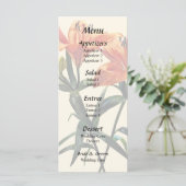 Menu Groupe de lys orange (Debout devant)