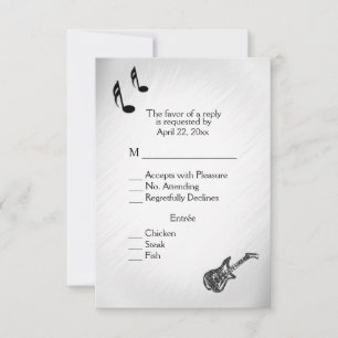Menu Guitare RSVP Choix