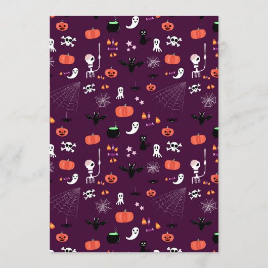 Menu Halloween (Devant)
