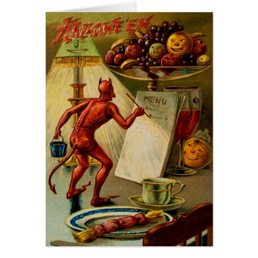 Menu Halloween (Voorkant)