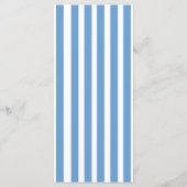 Menu hand drawn Blue Couple Swan Whimsical Wedding (Dos)