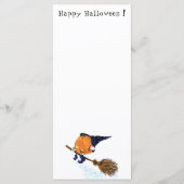 Menu Happy Halloween sorcière Citrouille Volant Chambre (Dos)