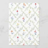 Menu Heirloom Rose and Stork Baby Shower  (Dos)