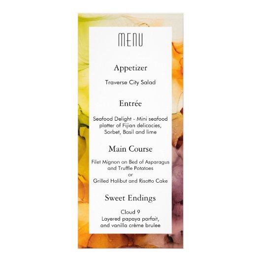 Menu herfst Fantasy Ink (Voorkant)