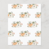 Menu herfst Rustic Pumpkin-Thanksgiving (Achterkant)