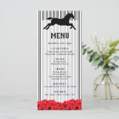 Menu Hippocampe et Roses Derby Day (Debout devant)