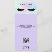Menu Holographic Lashes Salon Price List (Dos)