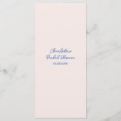 Menu Hors Fête des mariées Du Marché (Dos)